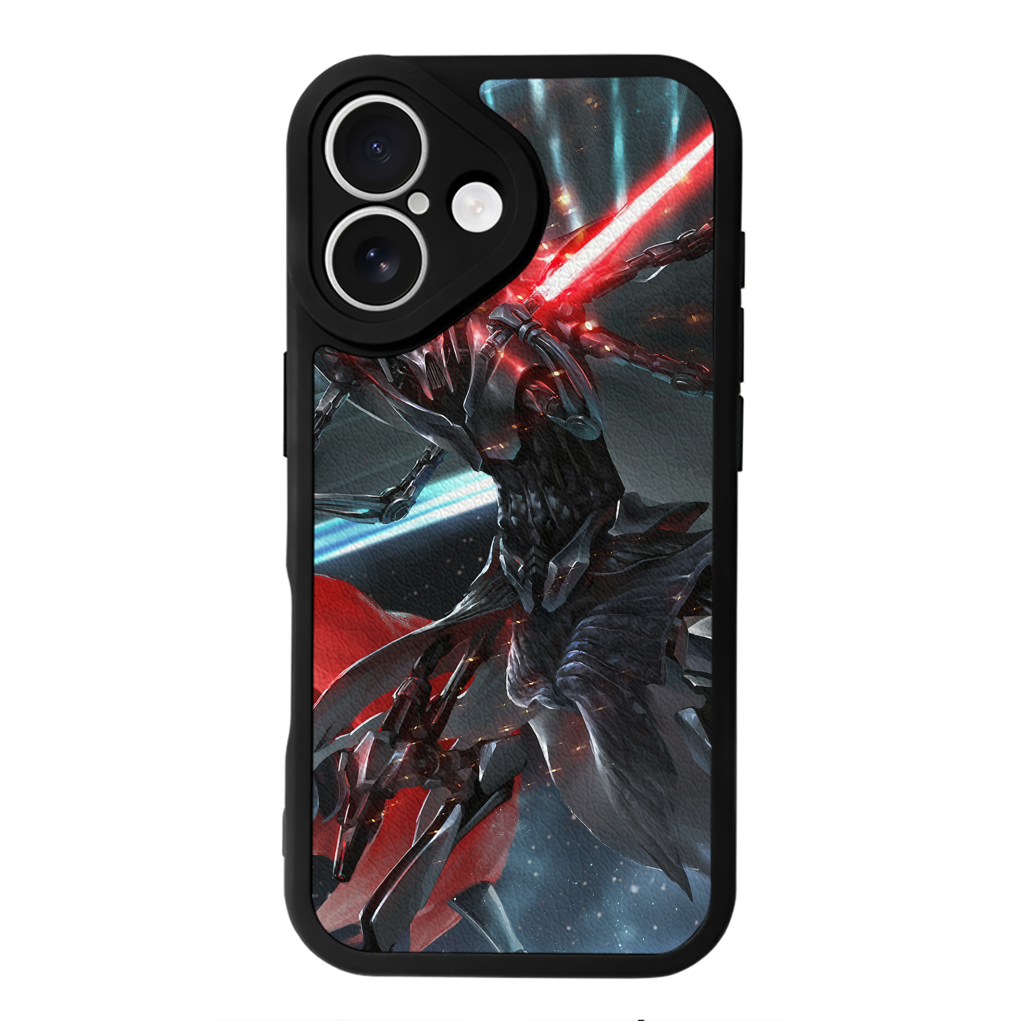 （画像用） スター・ウォーズ Star Wars 【iPhone 16シリーズ対応】シリコンスマホケース（レザー調） 材質：シリコン